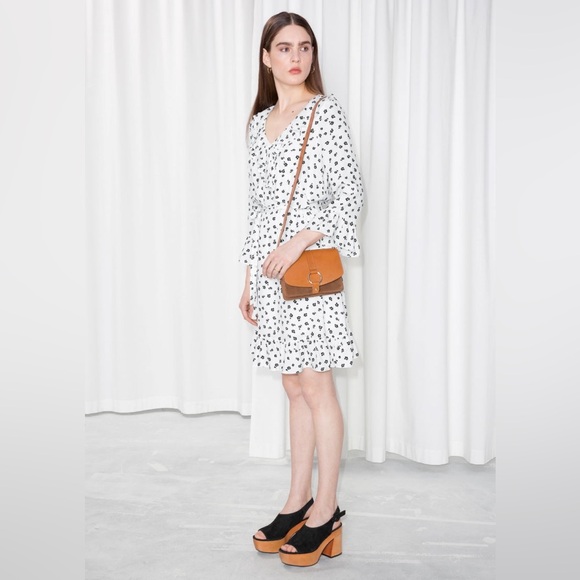 & Other Stories Dresses & Skirts - & OTHER STORIES‎ Ruffle Tie Frill Mini Dress Size 10